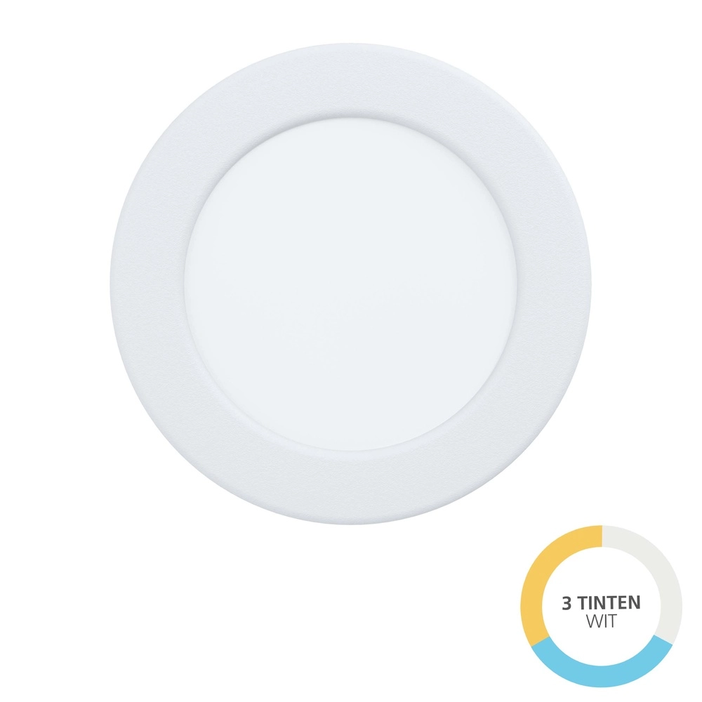 Recessed lamp Fueva 6 round - white - Ø 11,9cm
