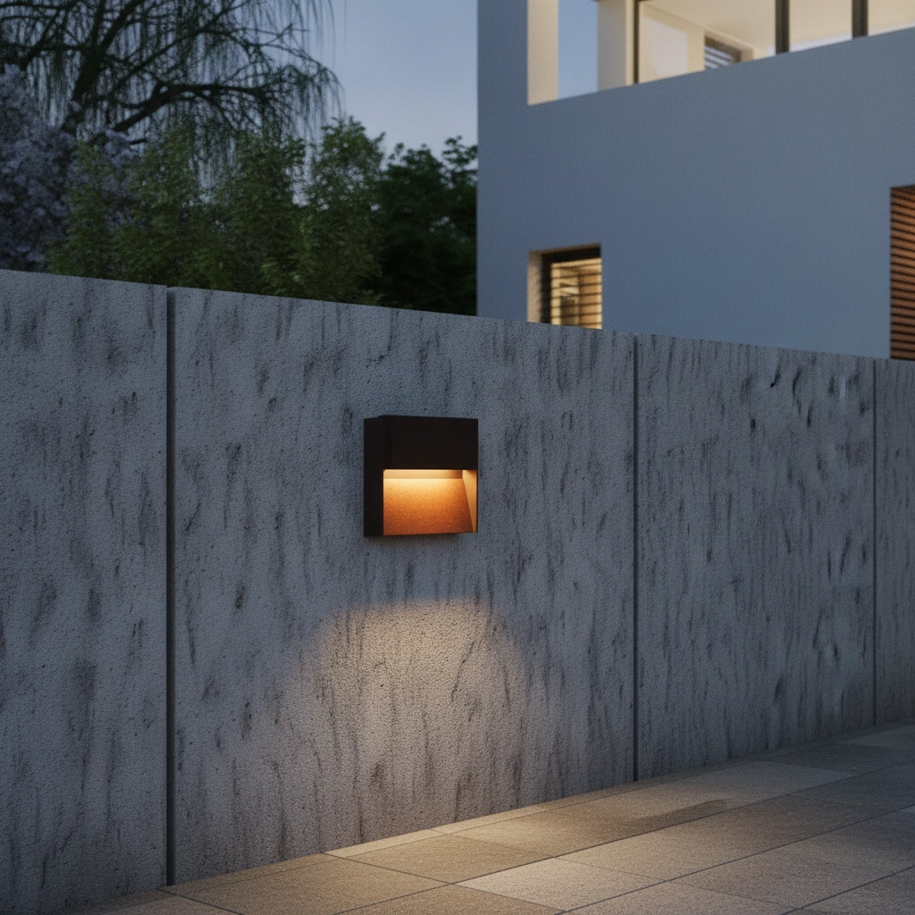 Design wall lamp Noray black with wood - 3000K