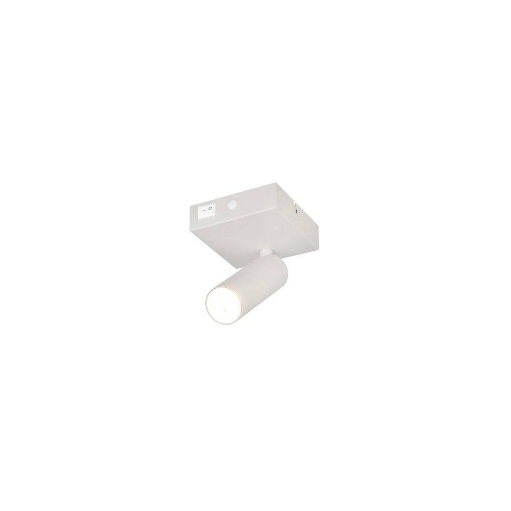 Surface-mounted spot Dara grey