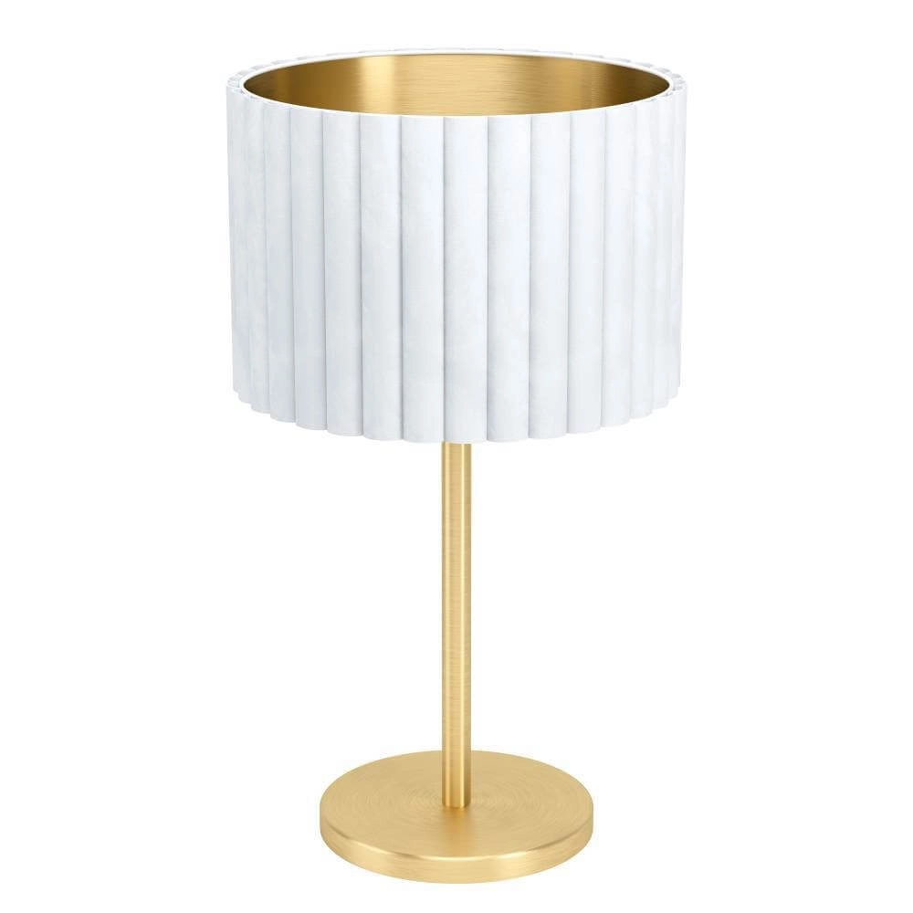 Screen lamp Tamaresco white with gold