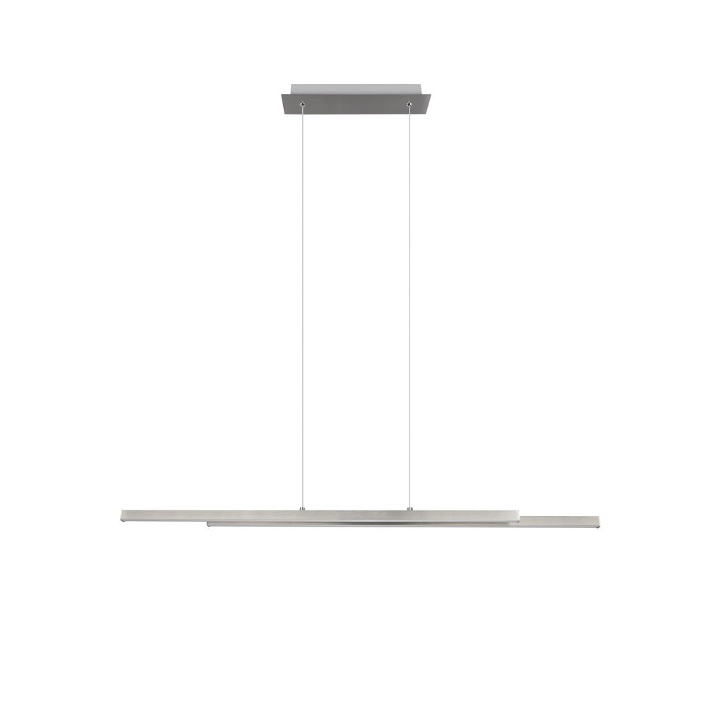 Pendant lamp Odio nickel Trio 4017807612530