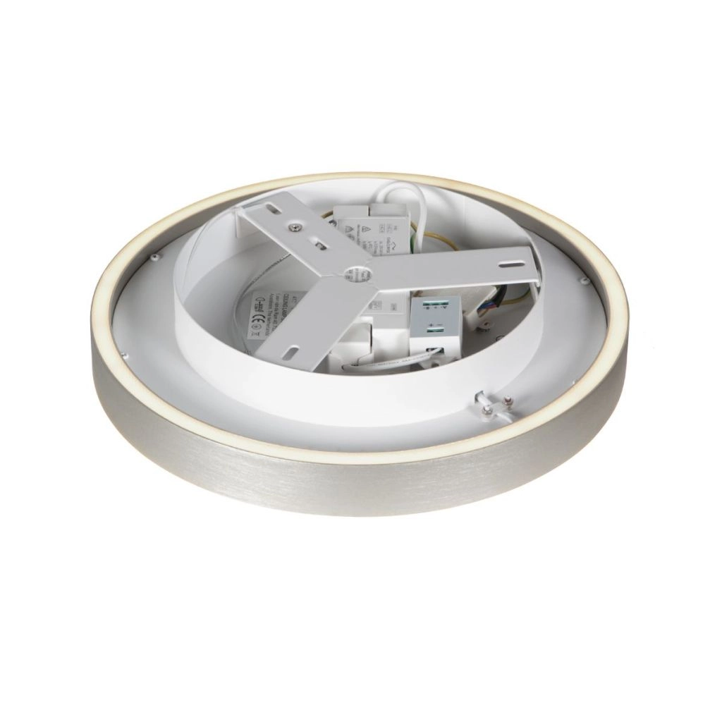 Design ceiling lamp Ringlux brushed metal Ø 30cm Steinhauer 8712746180916