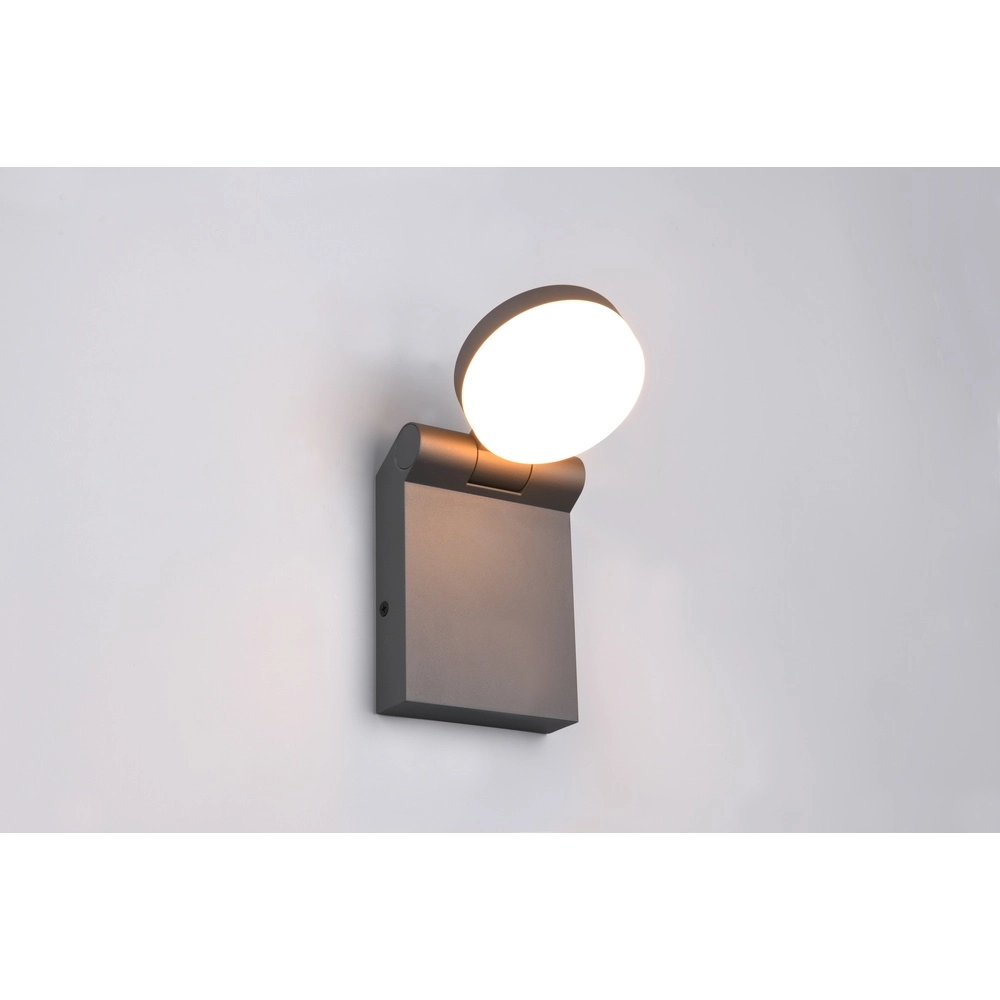 Sleek wall lamp Adour anthracite Trio 4017807603392