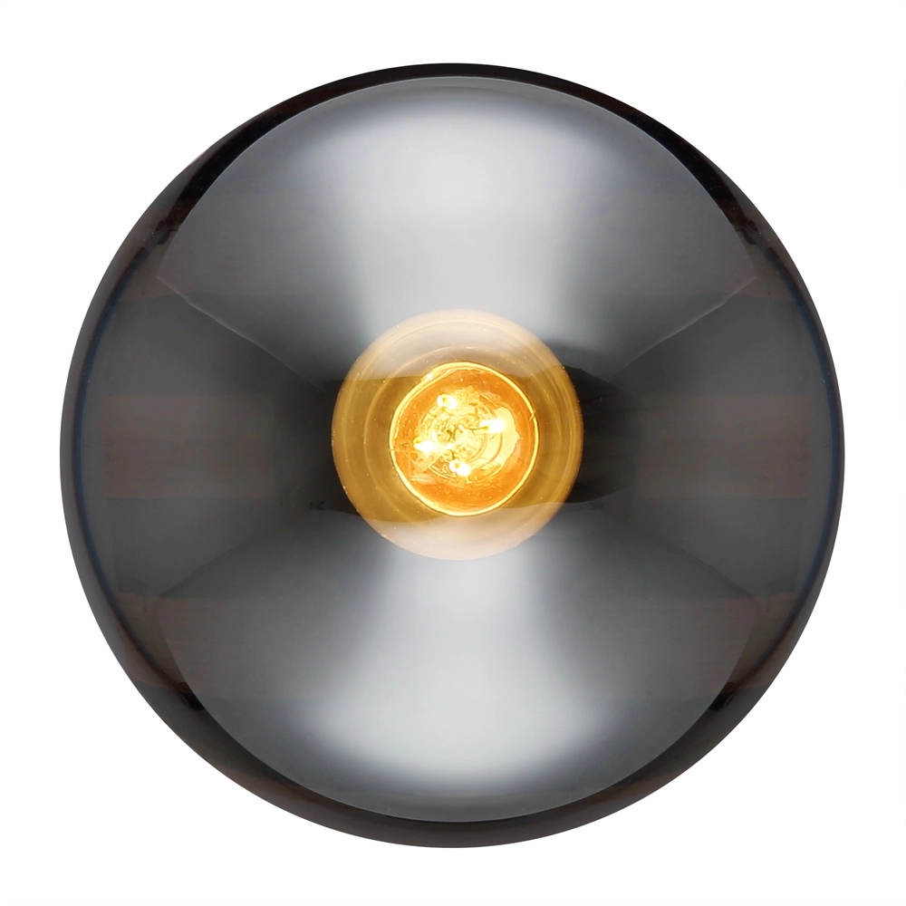 Ceiling lamp Parsons black with wood Globo 9007371576098