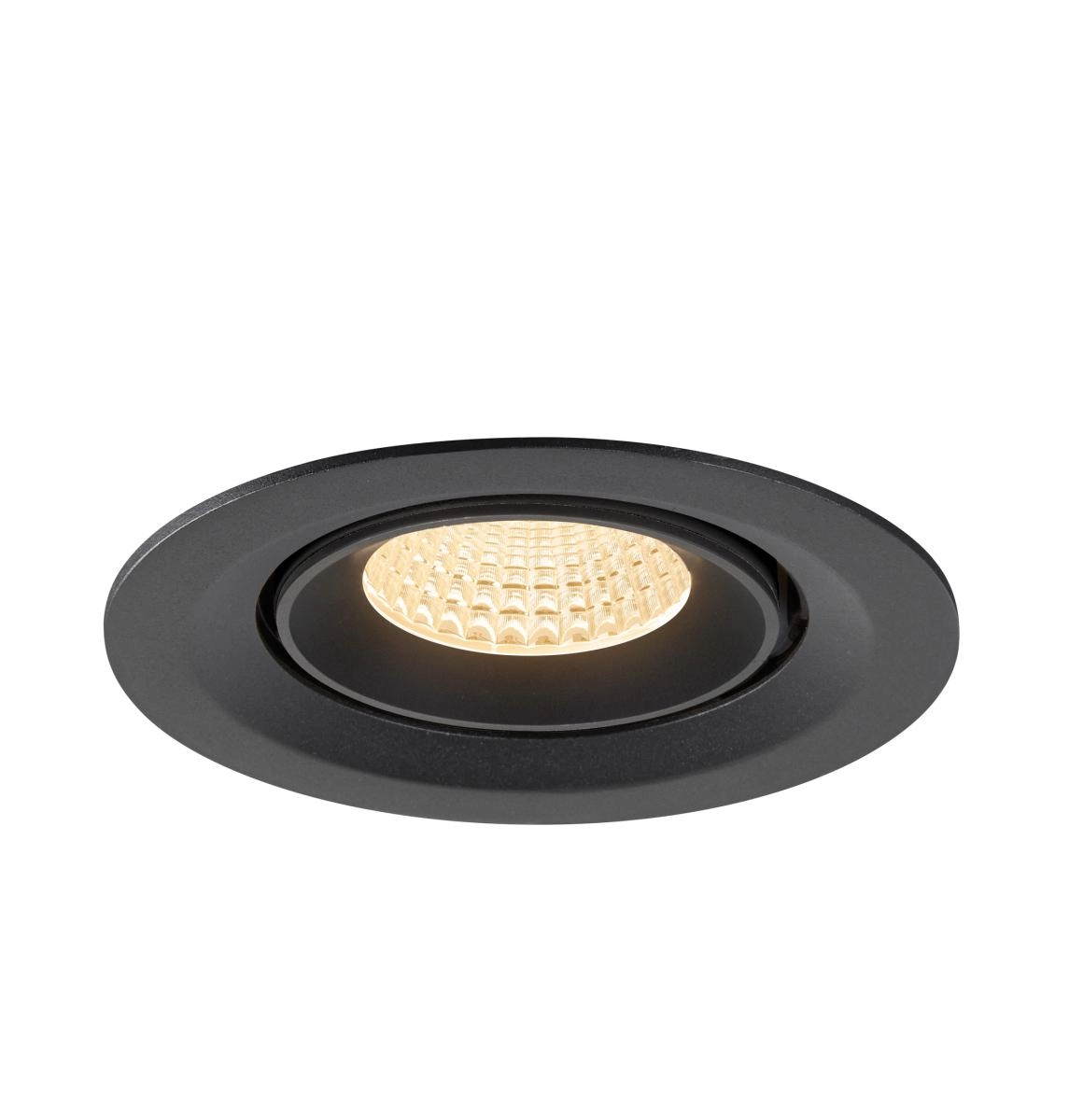 Recessed spotlight Numinos Gimble M black 2700K - 55deg SLV 4024163312073