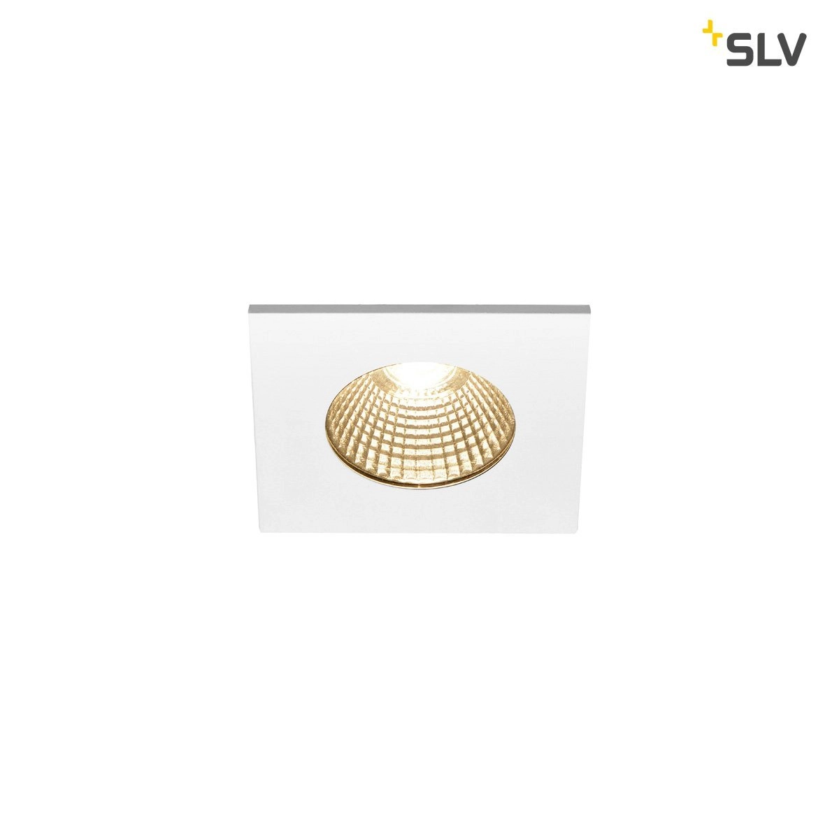 Square recessed spotlight Patta 8cm - 7.3w - 1800-3000K white