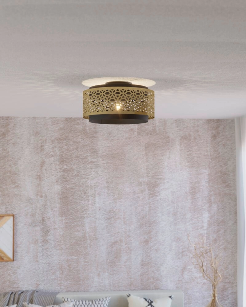 Design ceiling lamp Sandbach Ø 42cm Eglo 9002759439798