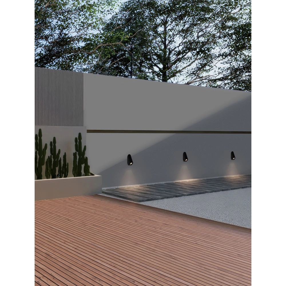 Sleek wall lamp Soren black Lyora 5212017481610