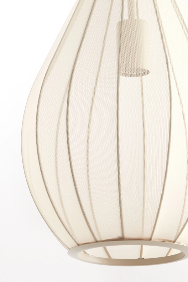Japandi pendant lamp Itela cream Ø 28cm Light & Living 8717807702748