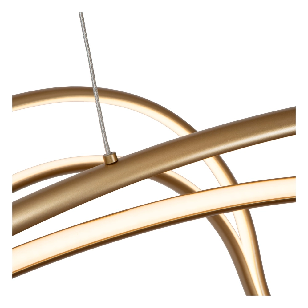 Design pendant lamp Sardana curl gold Premium by Lucide 5411212560254
