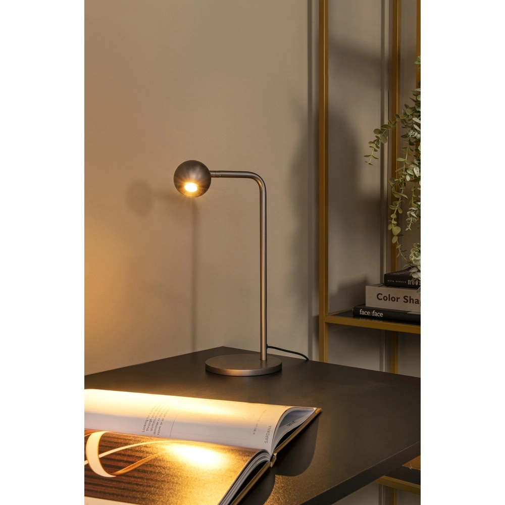 Design table lamp Montana grey Premium by Lucide 5411212680181