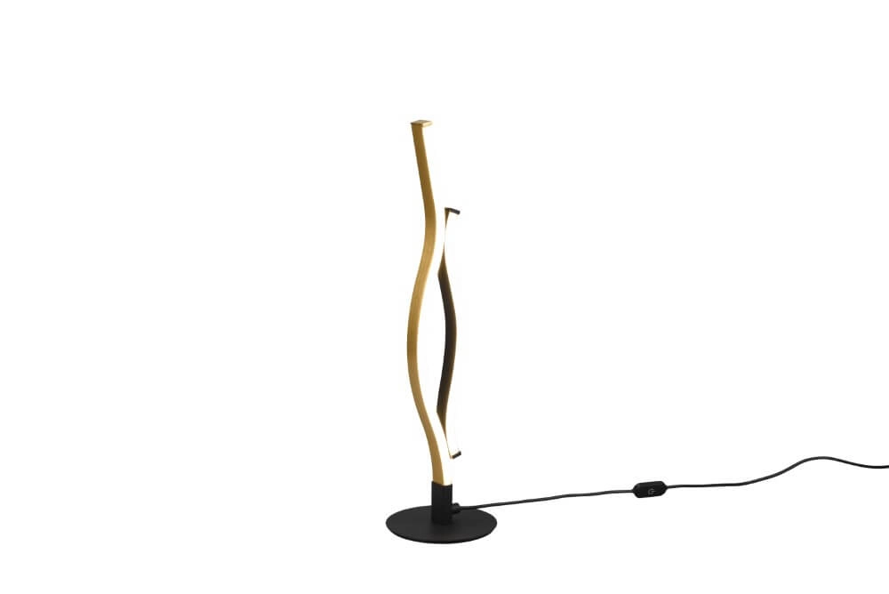 Table lamp Blaze black with gold