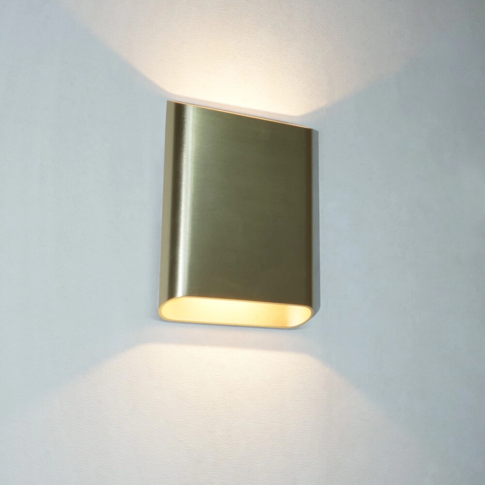 Wall lamp Diaz L Gold brushed
