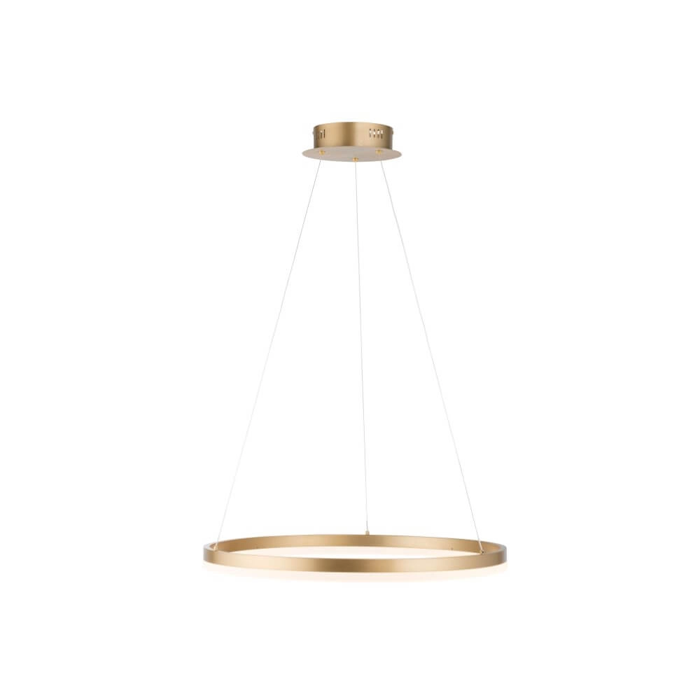 Modern pendant lamp Titus Ø 60cm antique brass