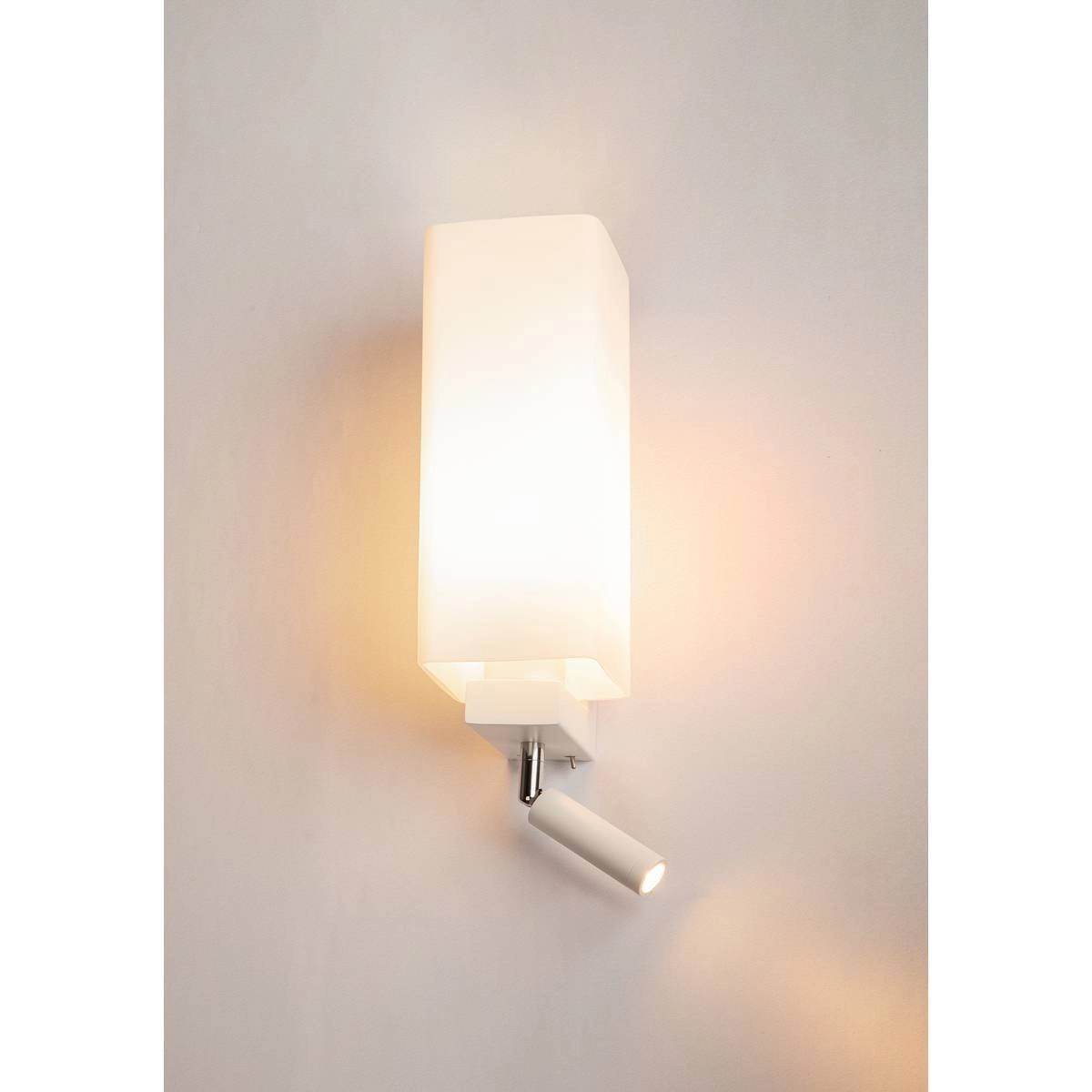 Bedroom wall lamp Quadrass white SLV 4024163235860