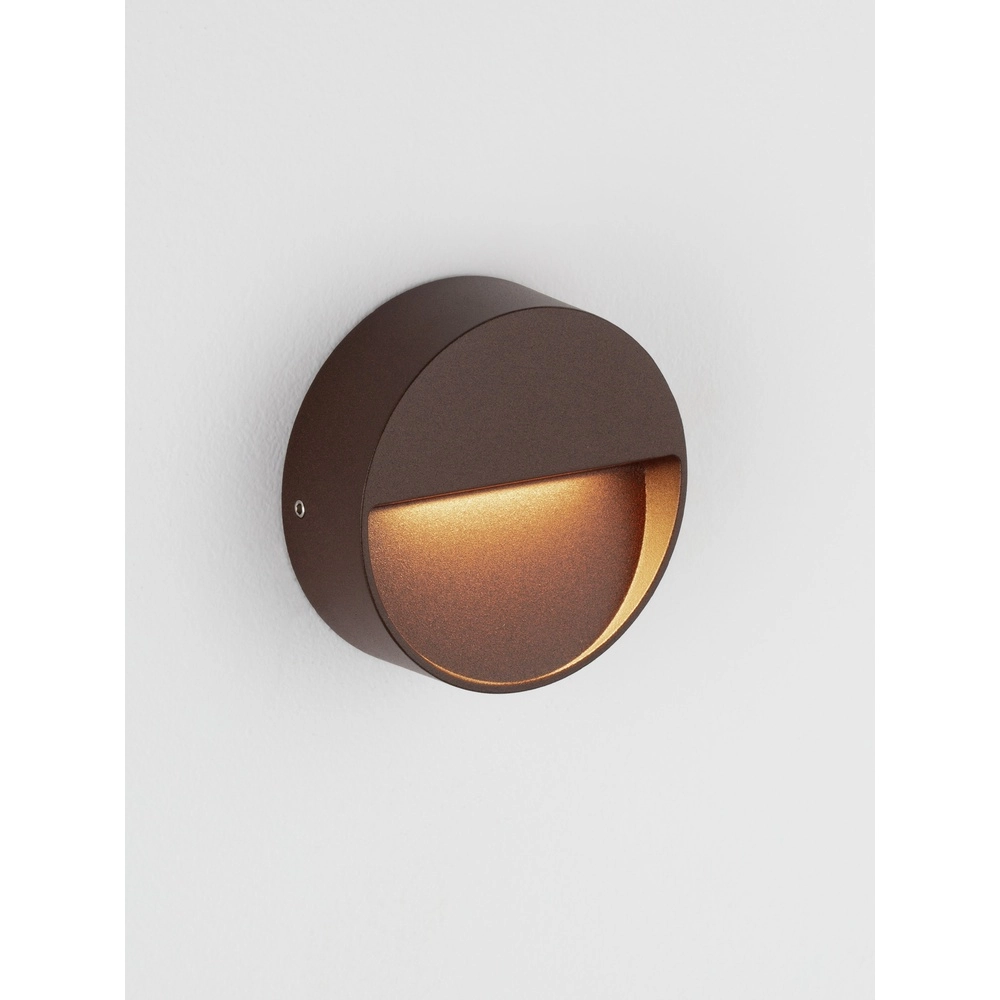 Round wall lamp Sete Rusty brown Lyora 5212017497932
