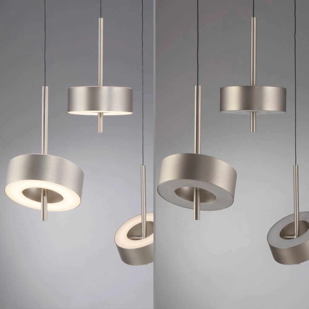 3-light pendant lamp Q-Rotate Aluminum Modern Paul Neuhaus 4012248383162