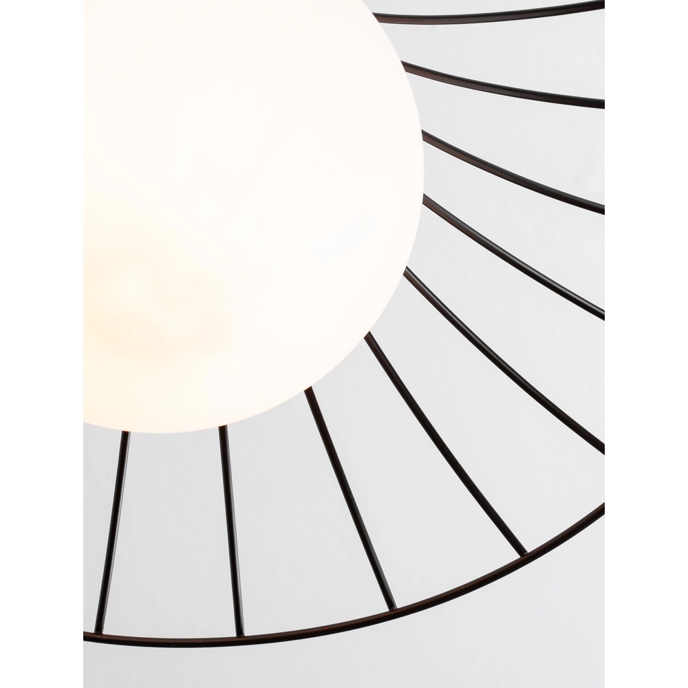 Black pendant lamp Fly Ø 36cm Lyora 5212017436221