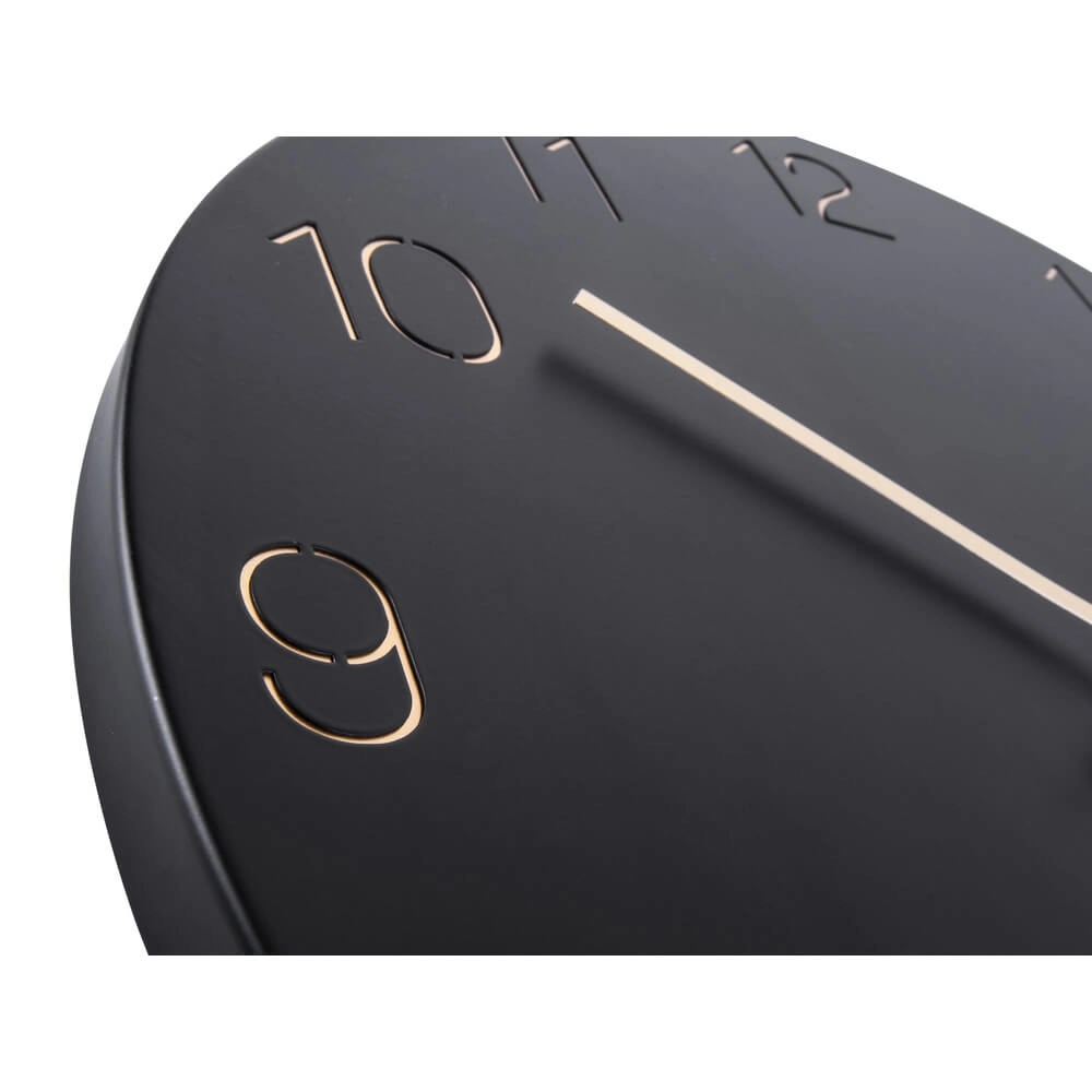 Wall clock Charm black - Ø 40cm Karlsson 8714302691942