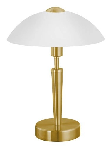 Table lamp Solo 1 35cm gold with white