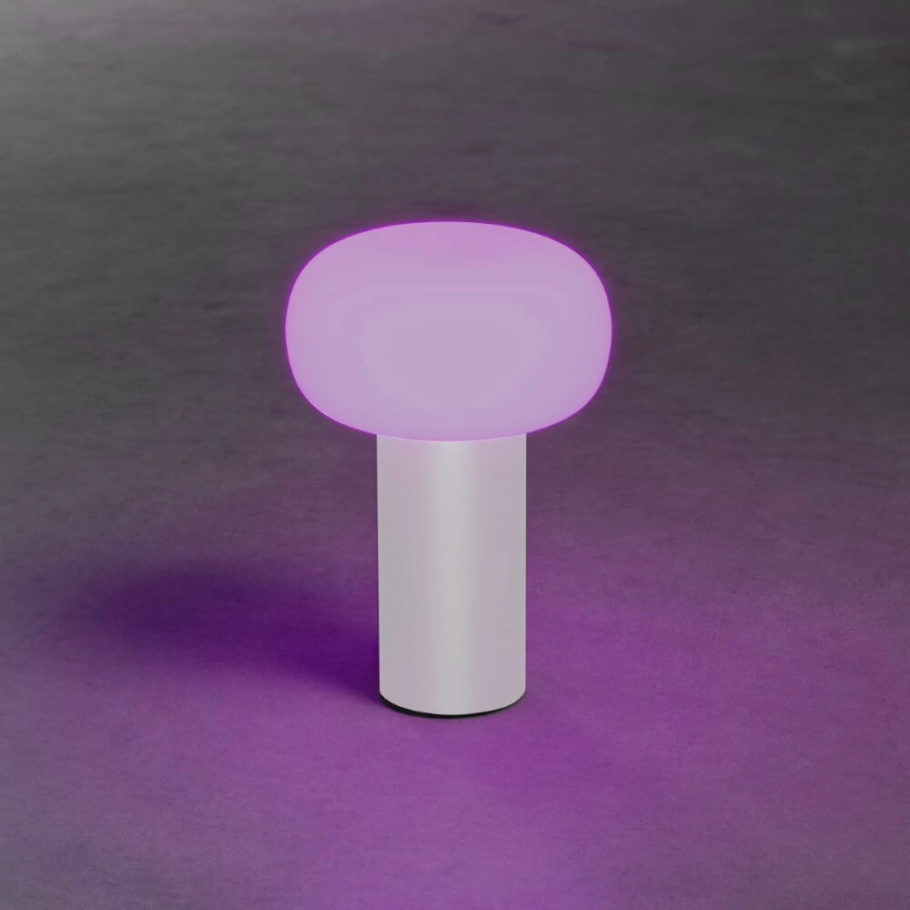 Rechargeable table lamp Antibes white KonstSmide 7318308262529