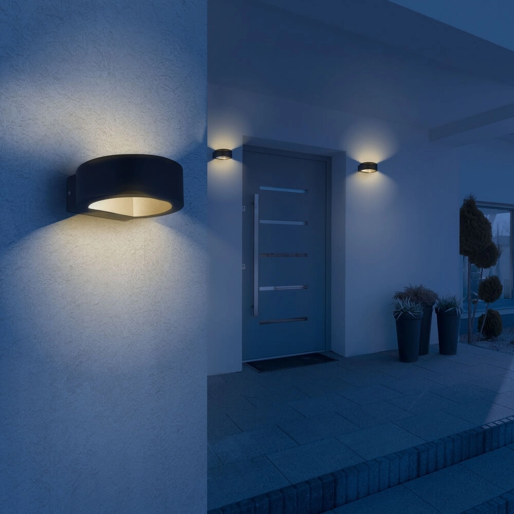 Wall lamp Slice I M anthracite Globo 9007371454266