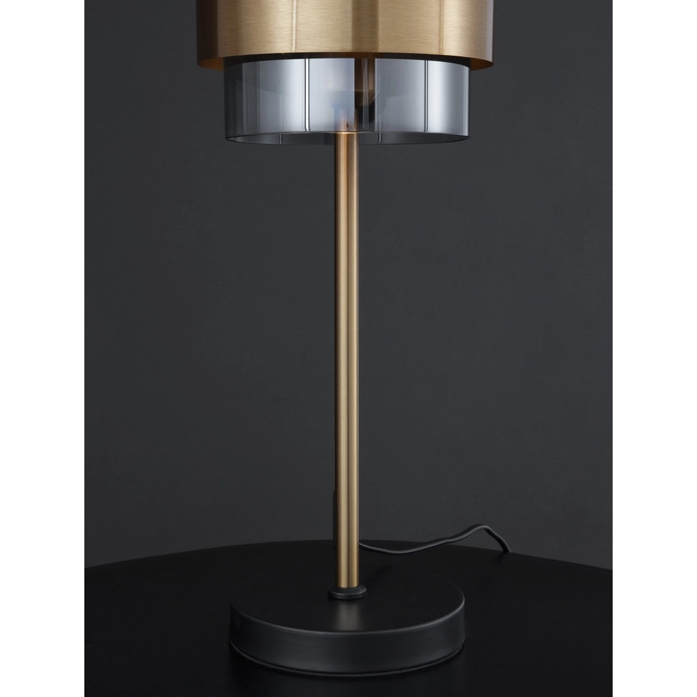Table lamp Sianna black with gold Lyora 5212017431042