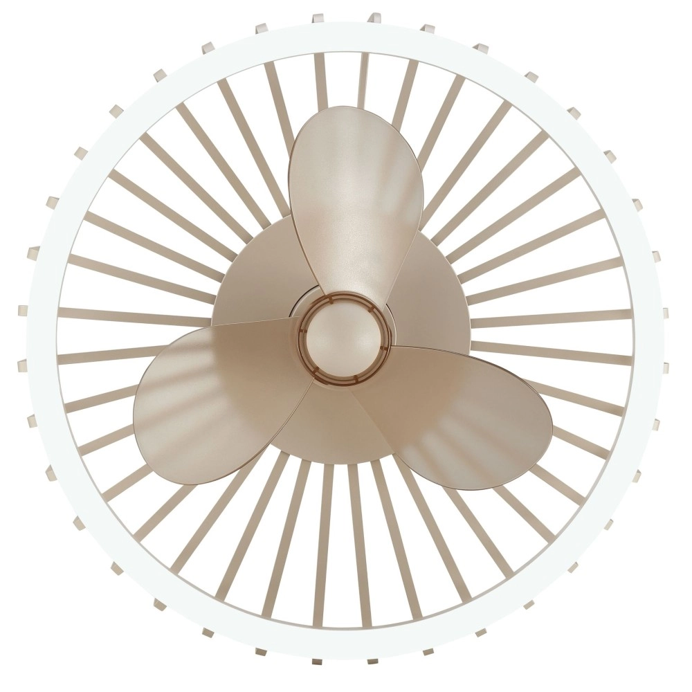 Wire lamp ceiling fan Capo sand brown Brilliant 4004353471681