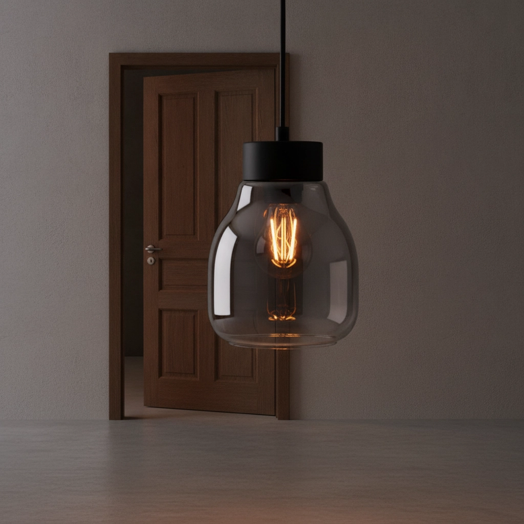 Pendant lamp Blacu 1-light zwrt