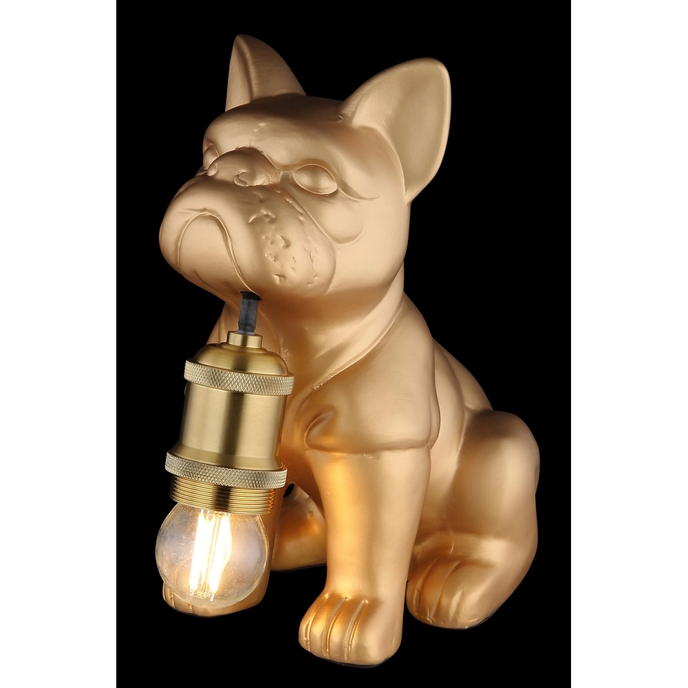 Table lamp Dogo dog gold Globo 9007371566327