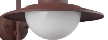 Wall lamp rust brown Norman with motion sensor Trio 4017807492613