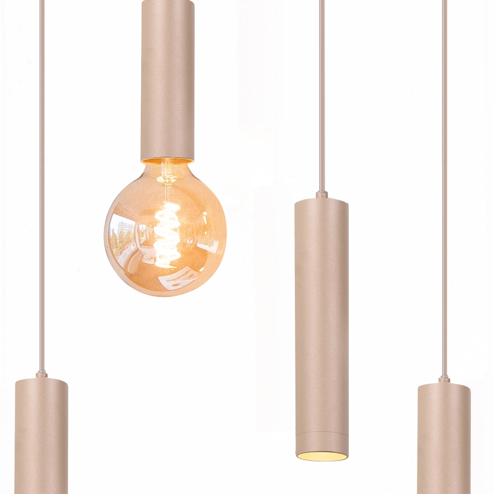 Design pendant lamp Locarno 8-light sand brown Highlight 8718379051272
