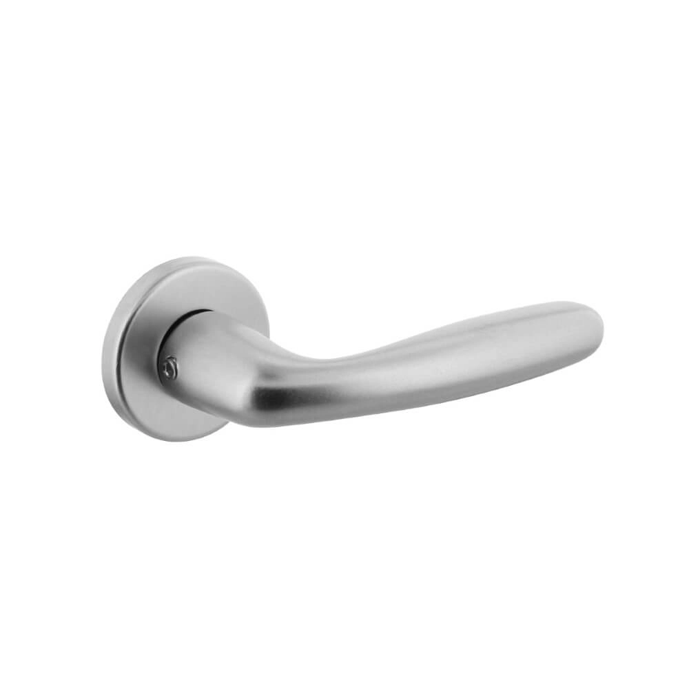 Door handle Sigaar round aluminium
