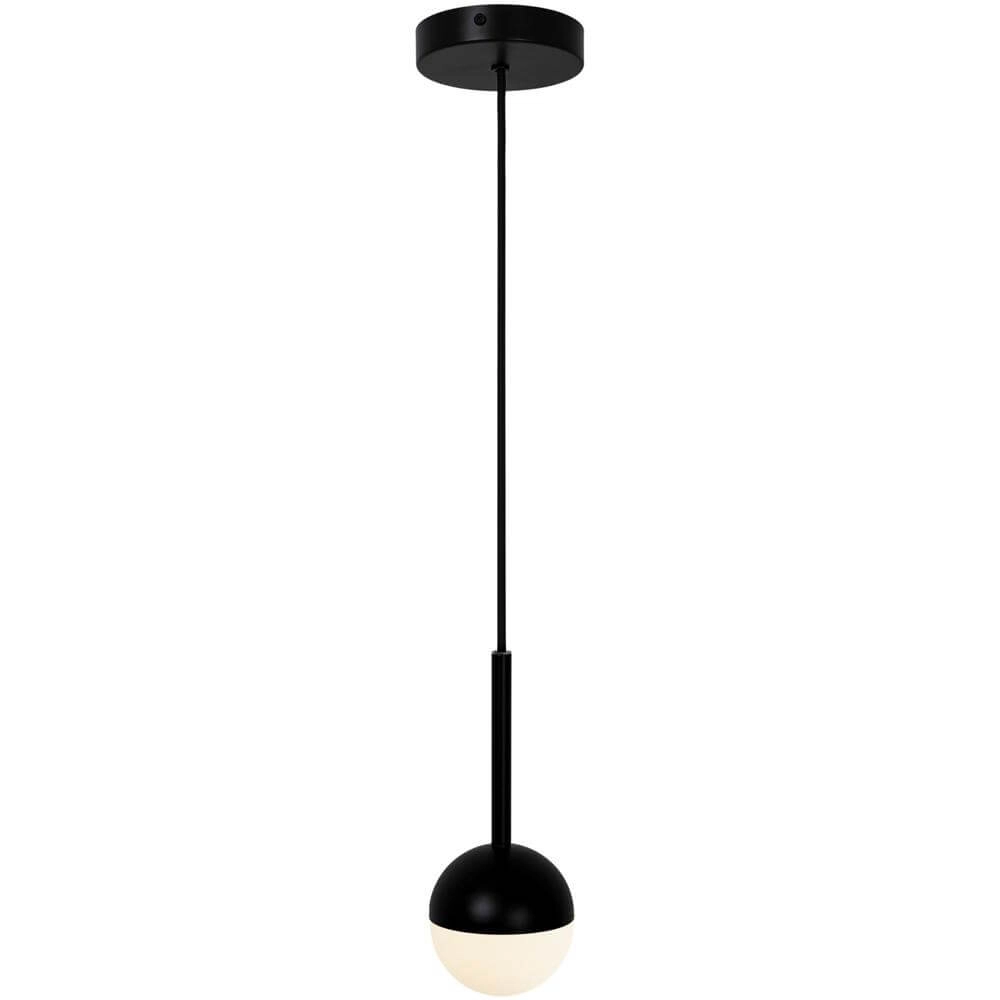 Pendant lamp design Contina black 1-light