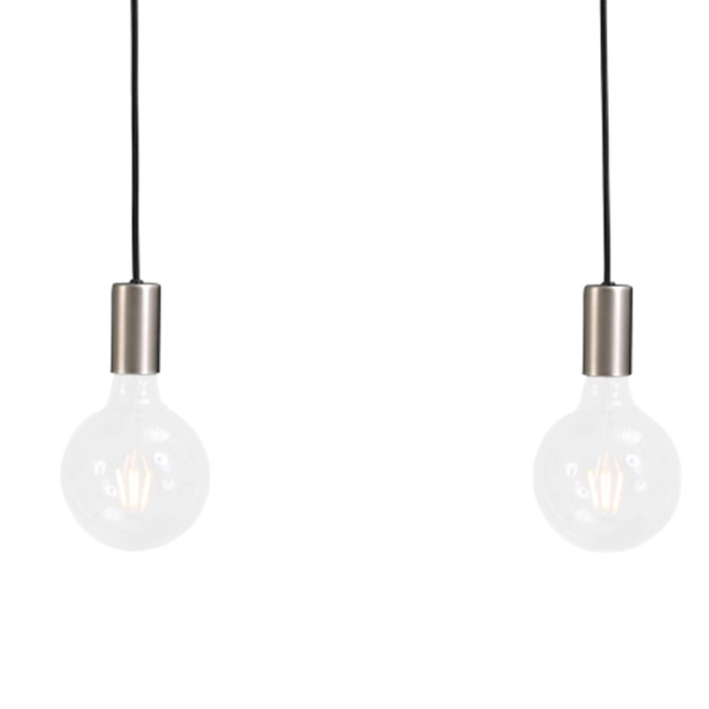 Pendant lamp Concepto 3-light black with metallic gray Masterlight 8718121142449