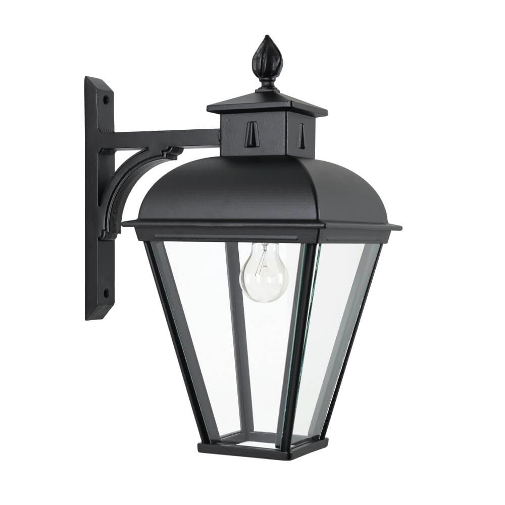 Old Dutch wall lamp Vondel 47cm - black