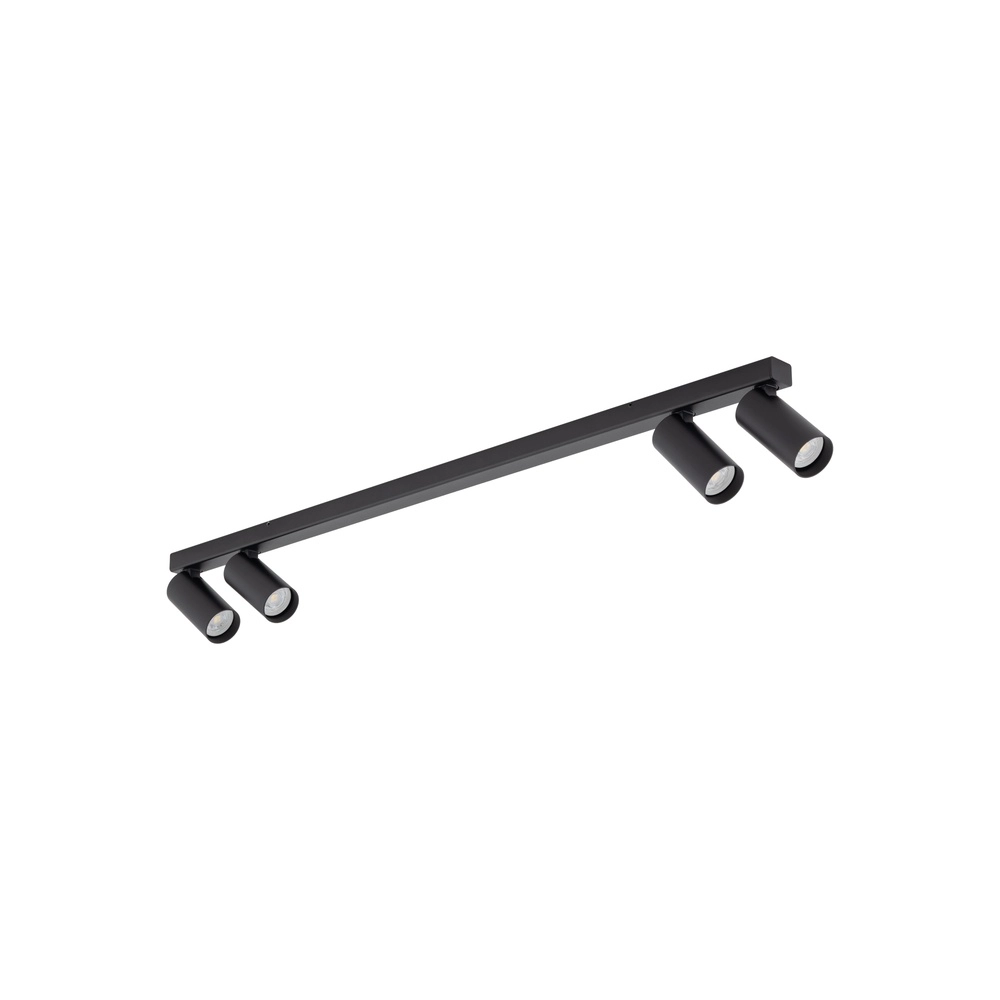 Surface-mounted spot 4x GU10 Fourty Black