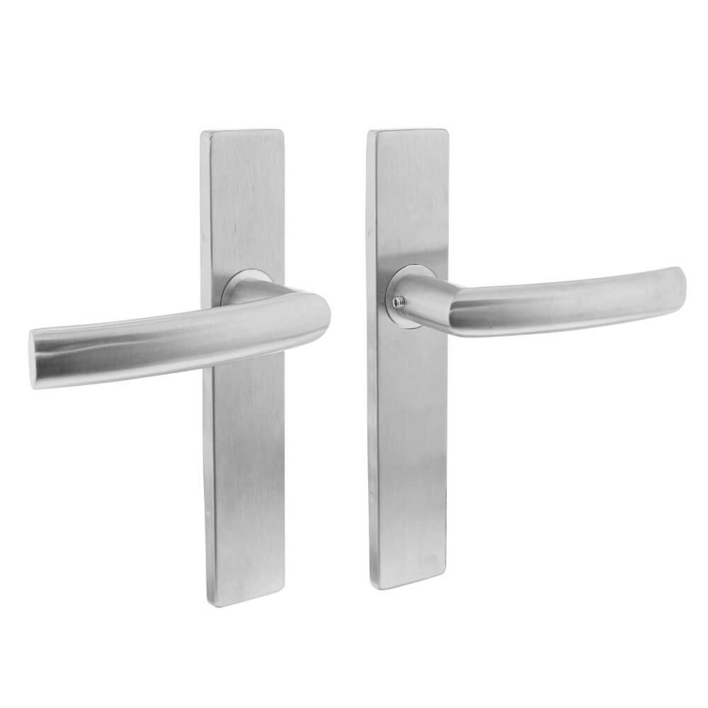 Door handle Blok rectangular stainless steel