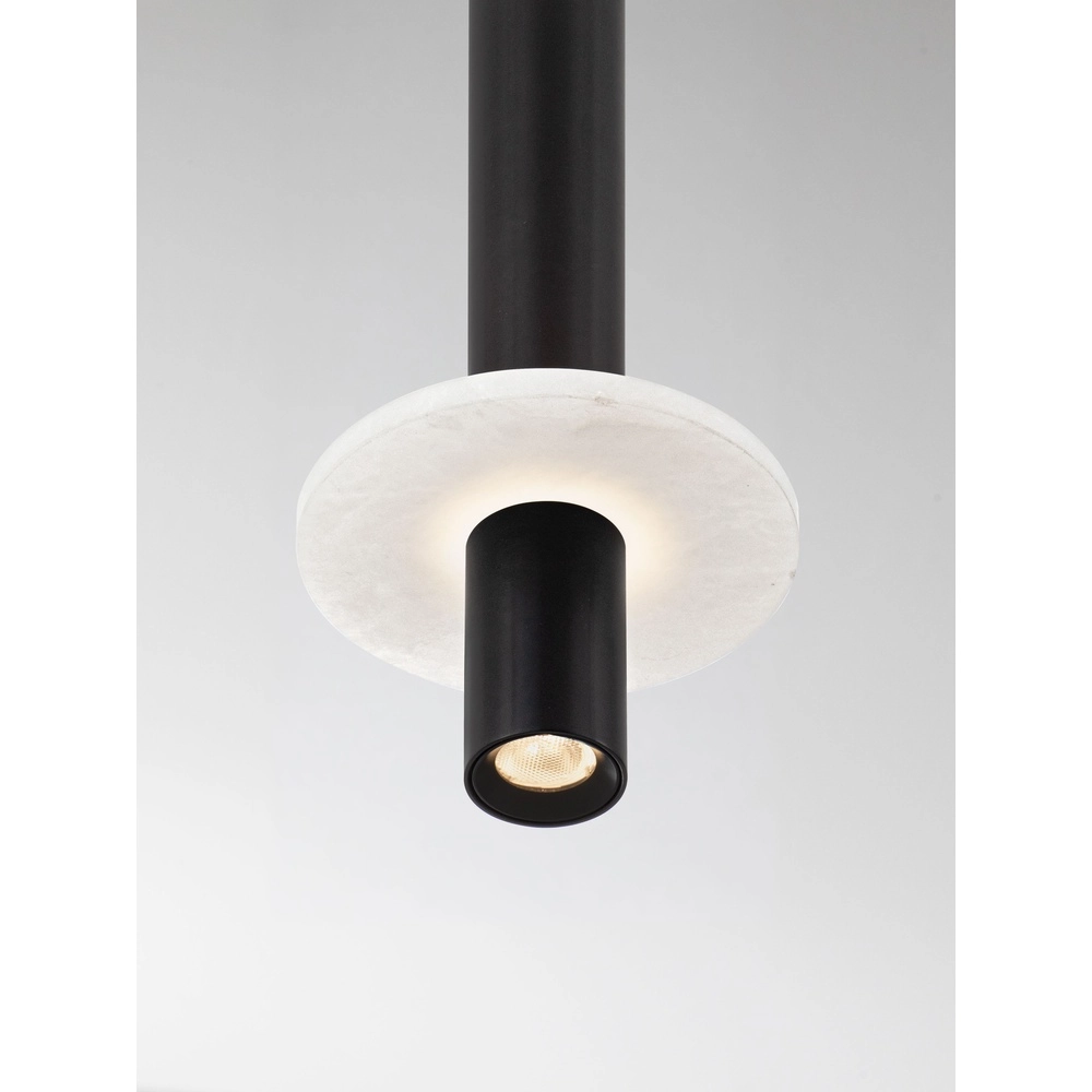 Design pendant lamp Noemi black with white Ø 11cm Lyora 5212063503274