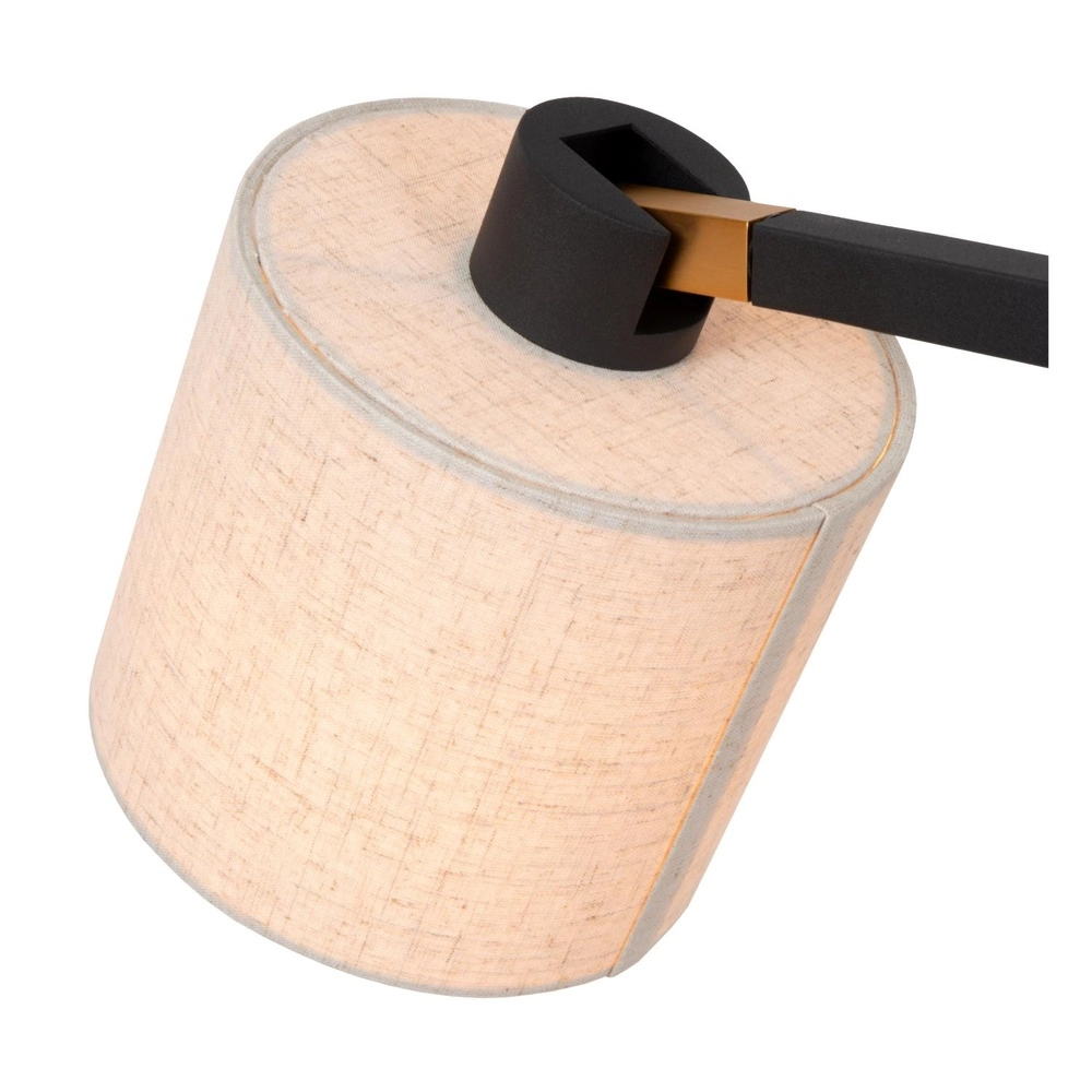 Floor lamp Lesley Black Lucide 5411212032188