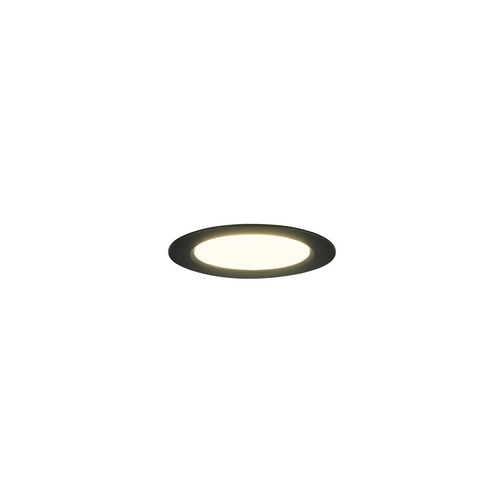 Recessed spotlight Ural black Ø 12cm