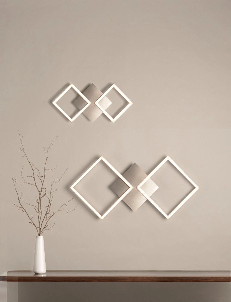 Design wall lamp Wall Art 47cm grey Searchlight 5053423154831