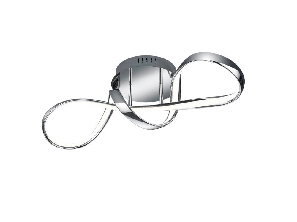 LED ceiling lamp Perugia chrome