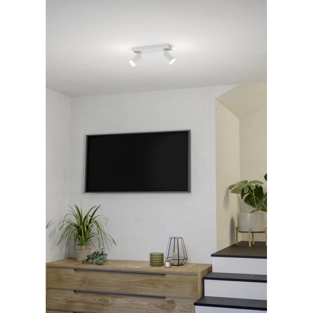 Smart surface-mounted spotlight Melitello-Z white 2-lights Eglo 9008606358144