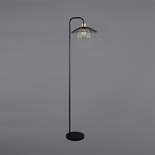 Floor lamp Lauris Black Trio 4017807678109
