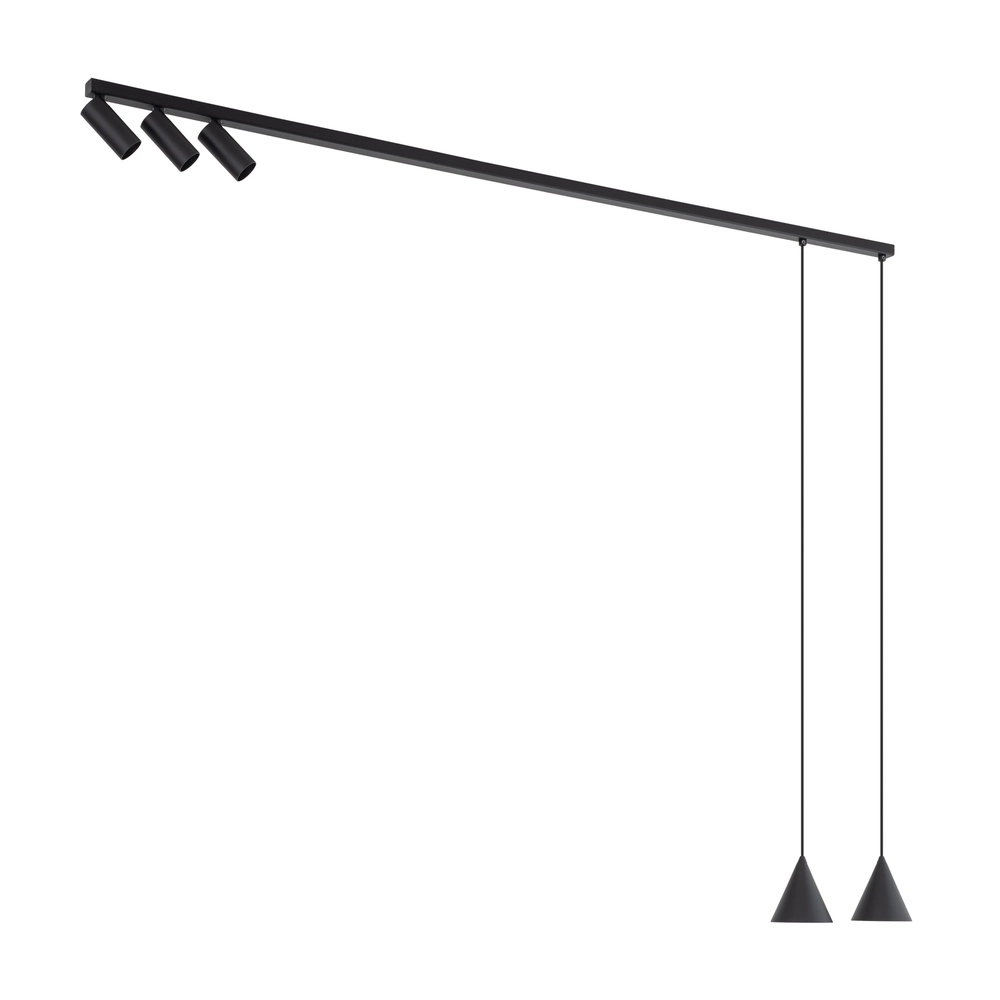 Ceiling and pendant lamp Fourty Black