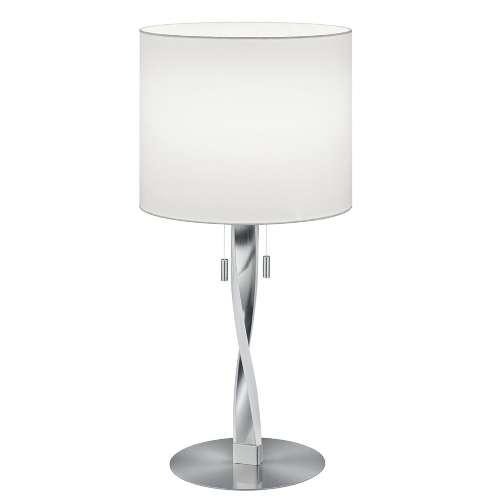 Table lamp Nandor 62cm metallic gray Trio 4017807380453