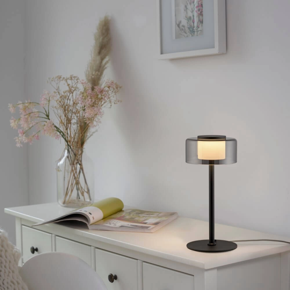 Black table lamp Rika Paul Neuhaus 4012248385227
