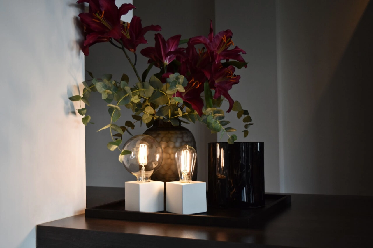 White table lamp Calexa Circle 8712879147992