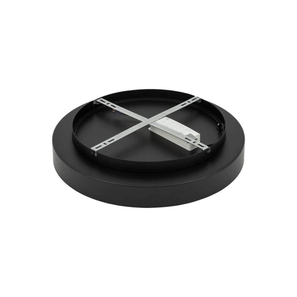 Round ceiling lamp Nikki Round black Ø 48cm Lyora 5903139112079